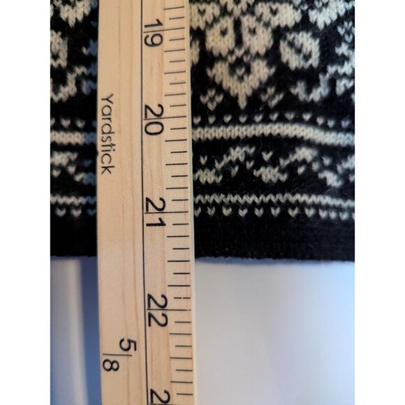 Dale of Norway New Wool Zip Sweater Cardigan Black & White Size S See Descriptio - Picture 14 of 14